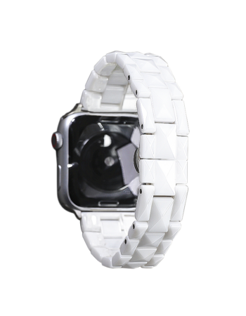 Каишка за Smart Watch 22мм, Ceramic Strap, керамична /бяла/