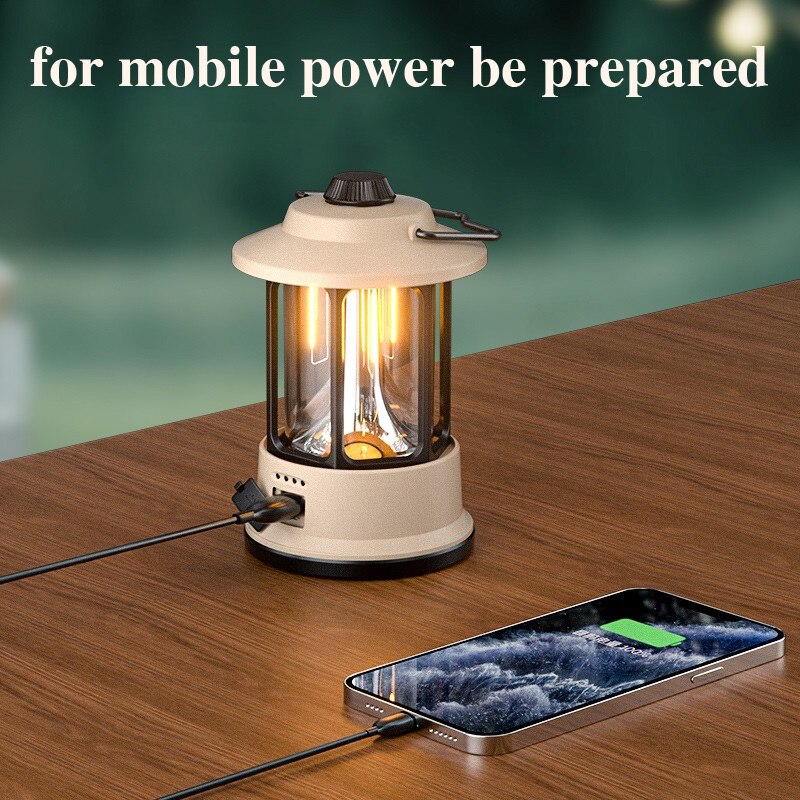 SUPERFIRE Къмпинг лампа T35, Power bank 2000mAh, USB