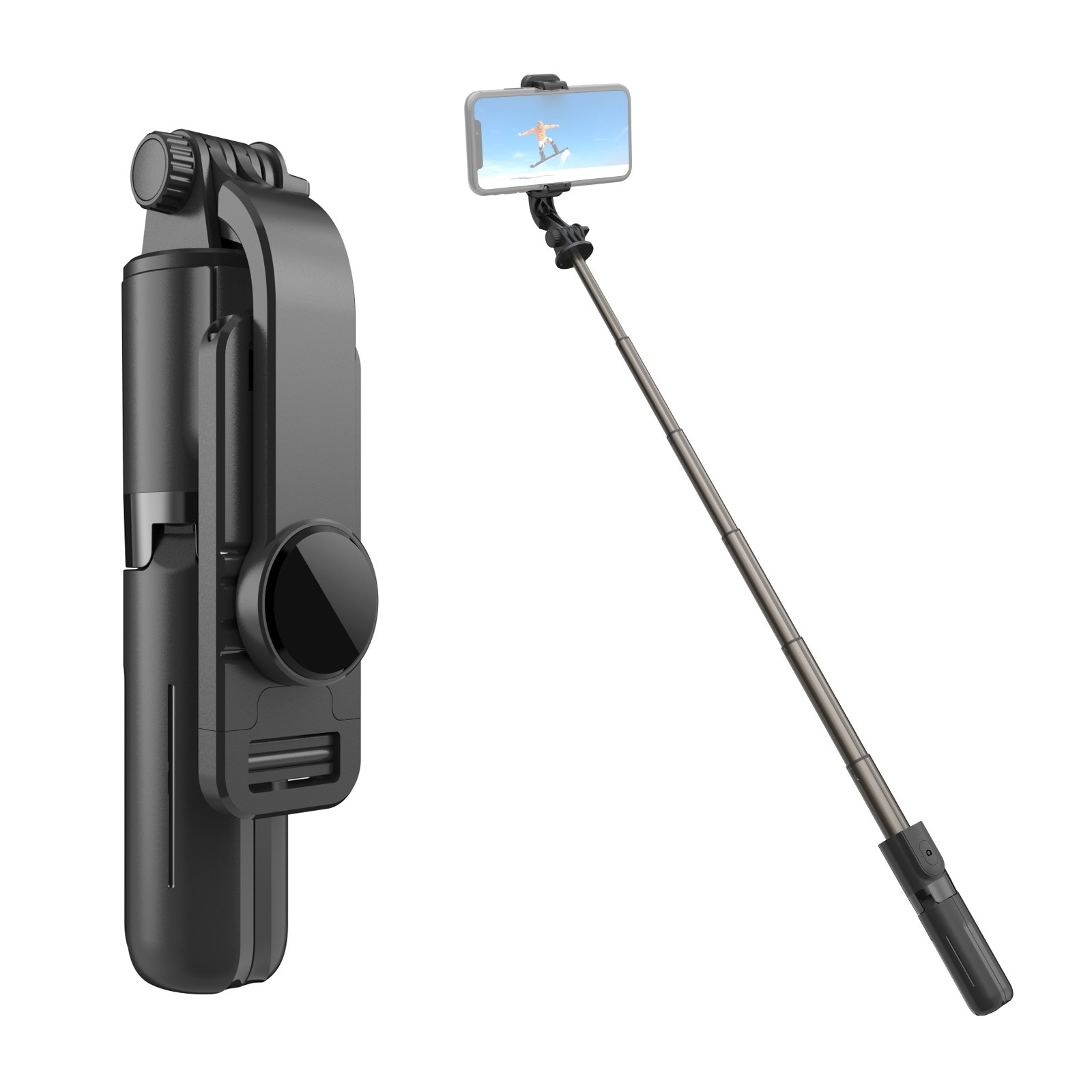 Селфи стик L10 Mini Tripod, Bluetooth /черен/ - Image 6