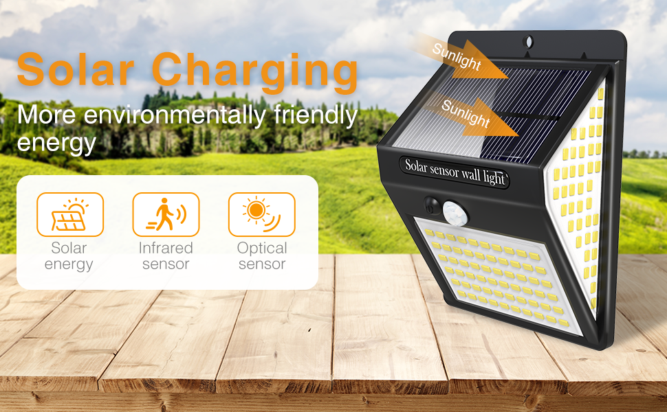 SUPERFIRE Соларна лампа FF6-A, 30W, 270lm, 1200mAh