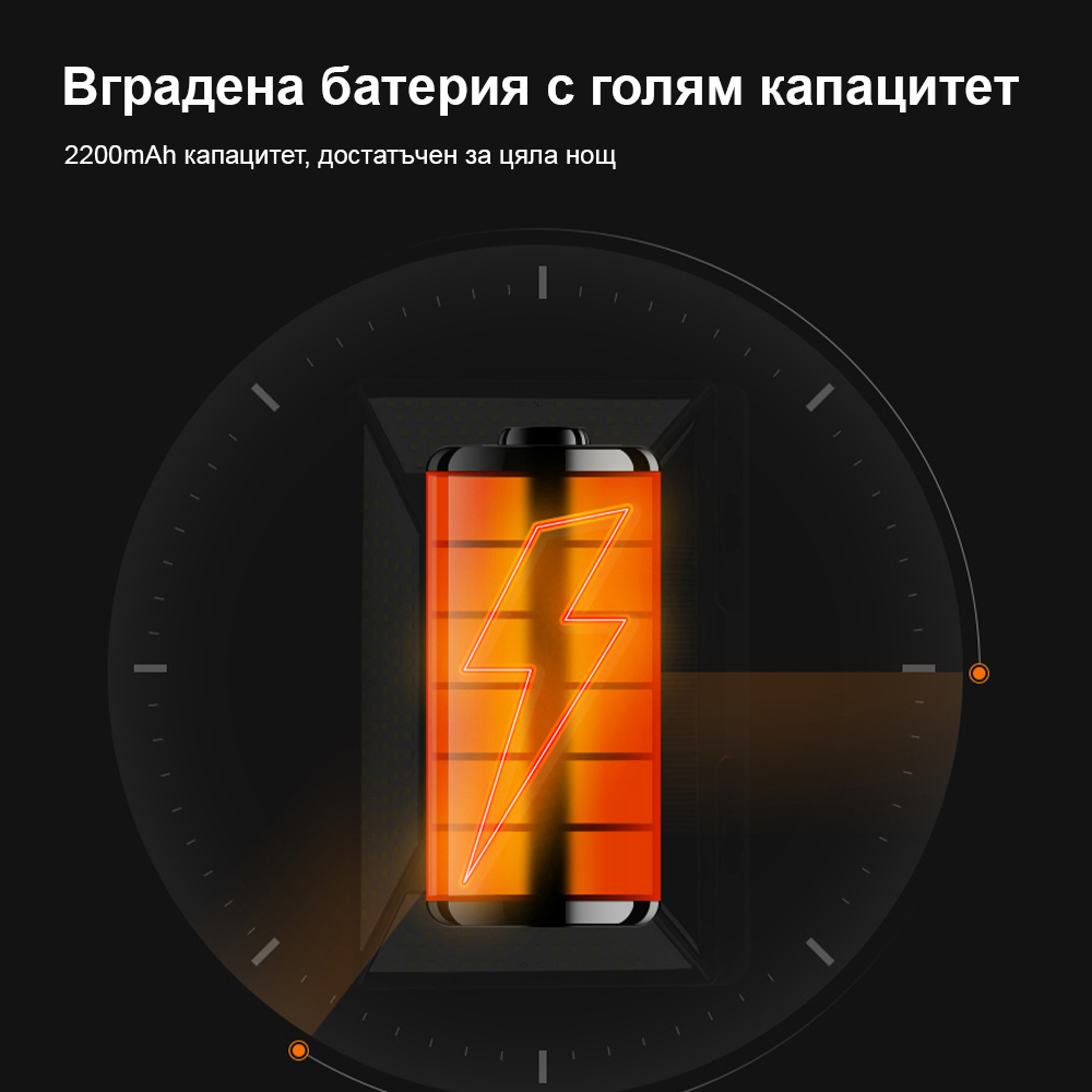 SUPERFIRE Соларна лампа FF6-C, 63W, 450lm, 2200mAh