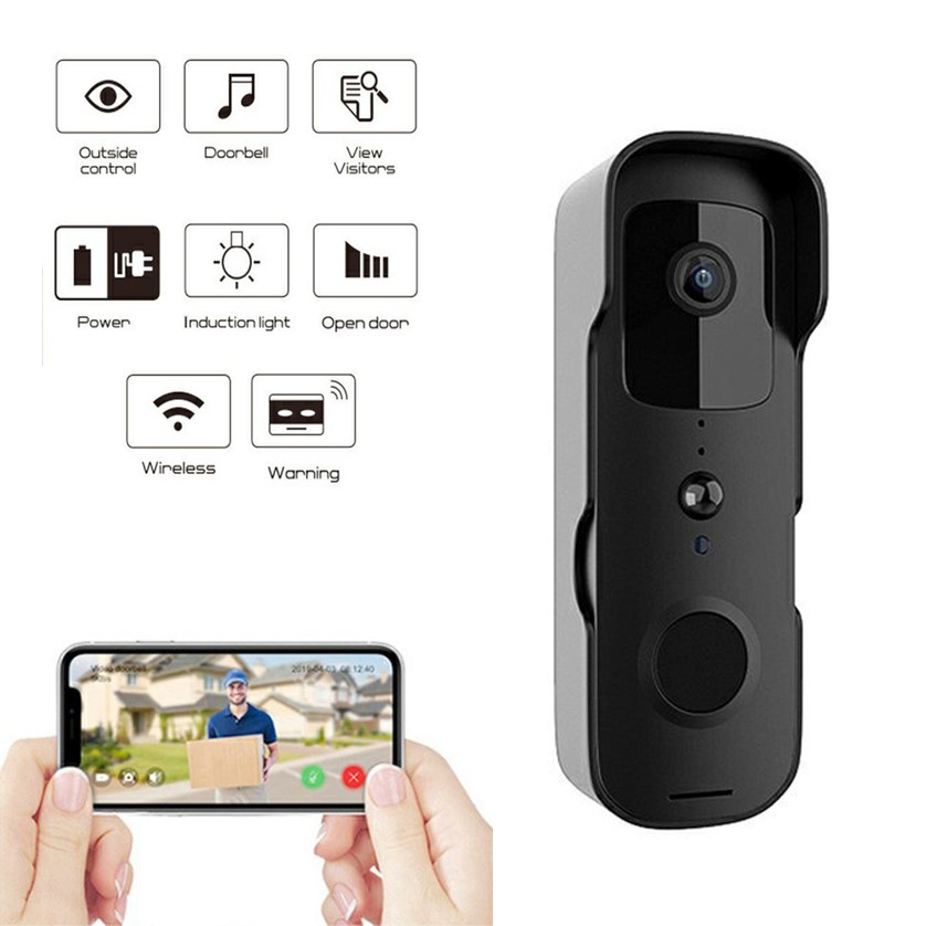 Tuya Интелигентен Wireless звънец T30 Video Waterproof /графит/