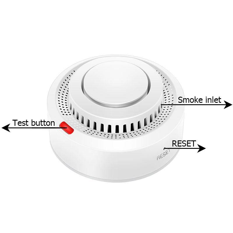 SMART Tuya Wifi Смарт сензор за дим 3V, OEM /бял/
