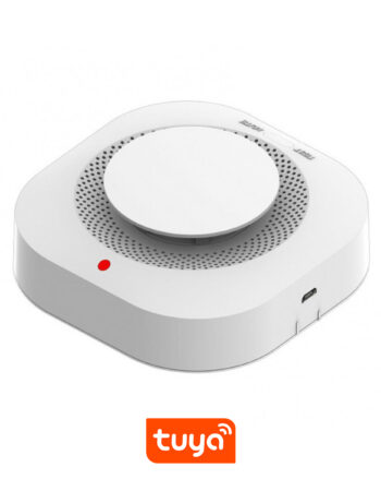SMART Tuya Wifi Смарт сензор за дим 9V, OEM /бял/