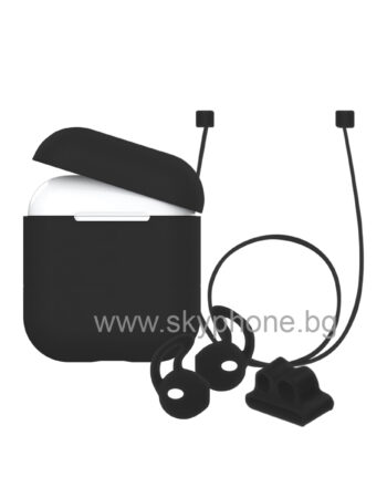 Калъф XO Silicone за AirPods 1/2 /черен/