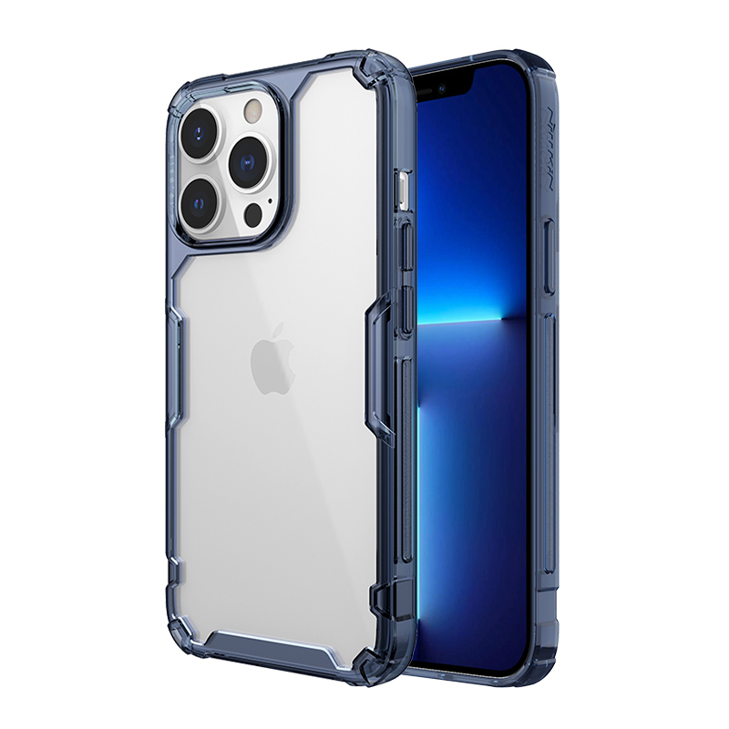 NILLKIN Калъф Apple iPhone 15 Pro Max, Nature TPU /син/