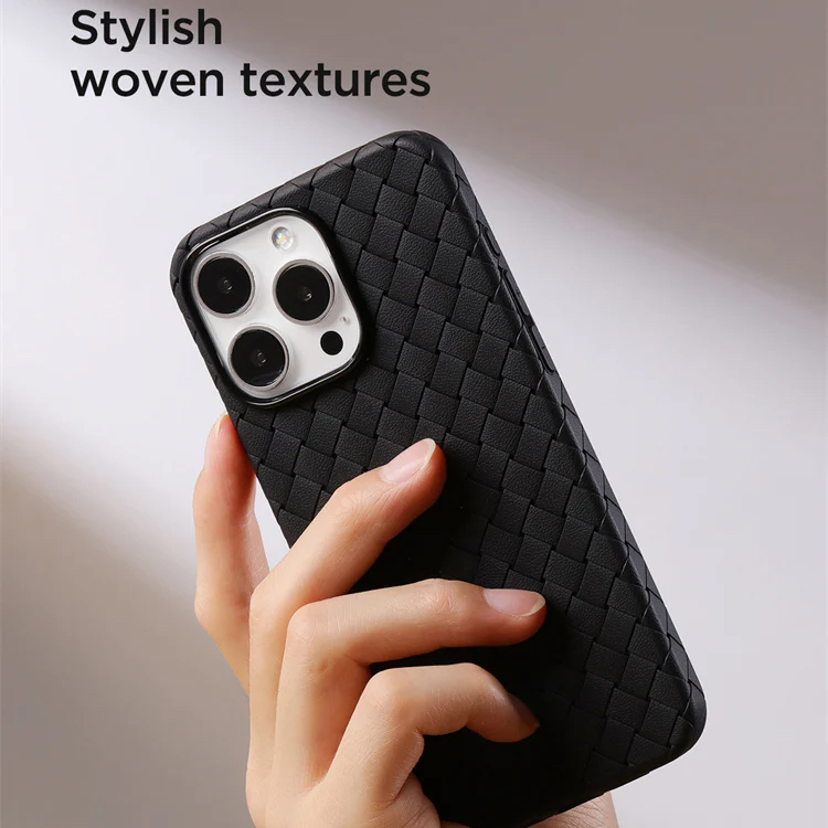 Joyroom Калъф Apple iPhone 15 Pro Max, Braiding Series, лилав
