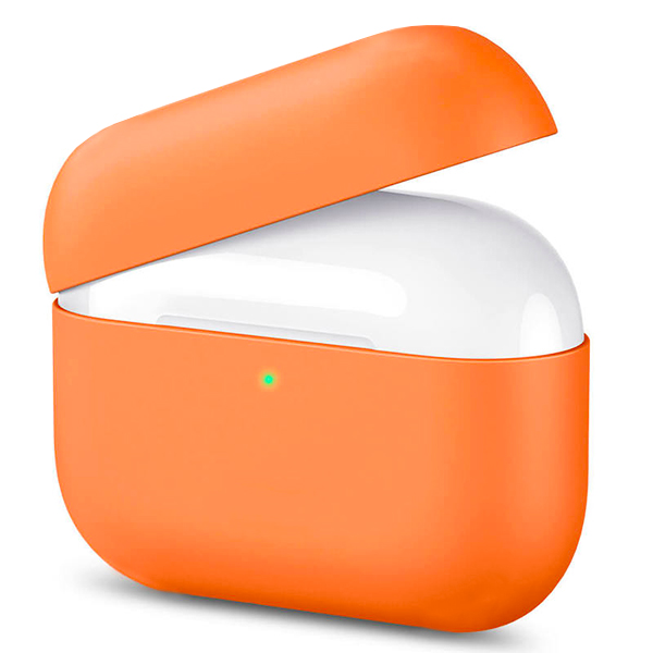 Силиконов калъф за AirPods Pro /оранжев/