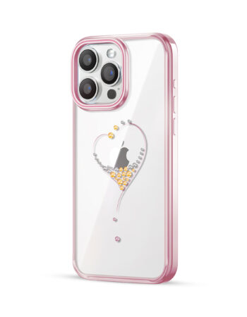 Kingxbar Калъф Apple iPhone 14 Pro, Wish Series, розово злато