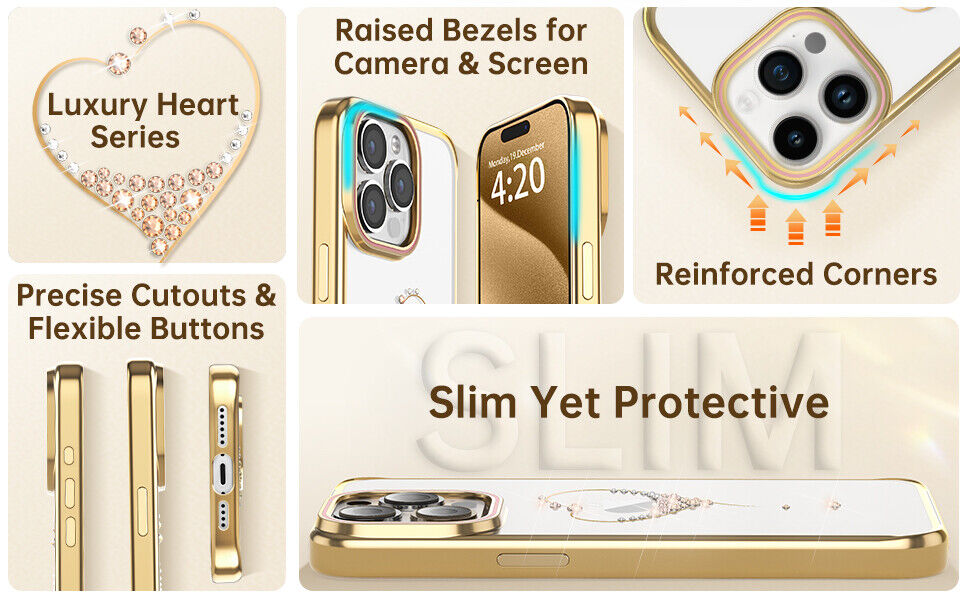 Kingxbar Калъф Apple iPhone 14 Pro Max, Wish Series, лилав - Image 5