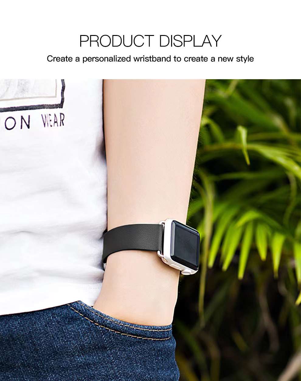 Каишка за Apple Watch 42/44/45/49мм, Magneic Bracket Silicone Strap W108 /зелена/ COTECi