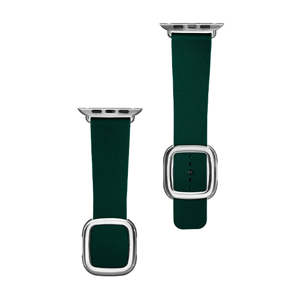 Каишка за Apple Watch 42/44/45/49мм, Magneic Bracket Silicone Strap W108 /зелена/ COTECi