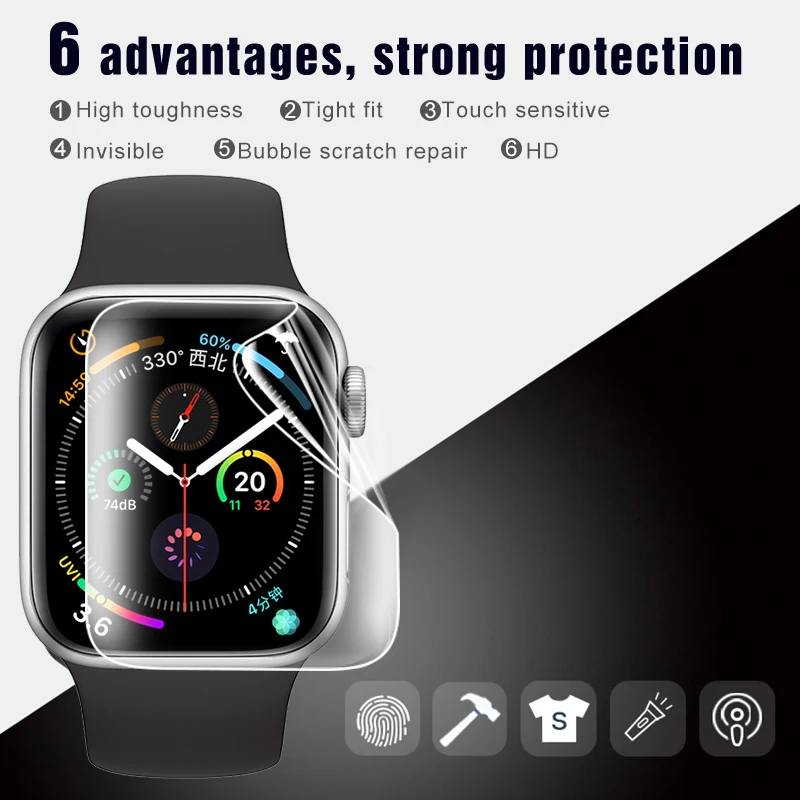 COTECi Hydrogel film Apple Watch, 45mm - Image 5