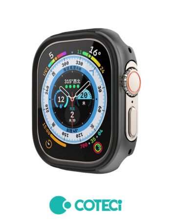 COTECi Blade Aluminium + TPU Protection case Apple Watch, 49mm /сив/