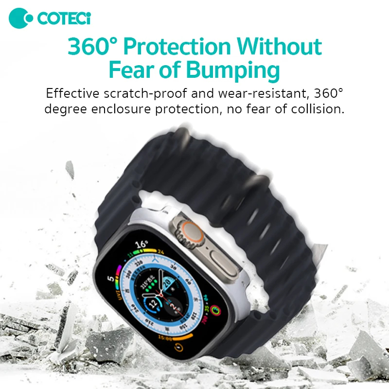 COTECi Blade Aluminium + TPU Protection case Apple Watch, 49mm /титаниев/