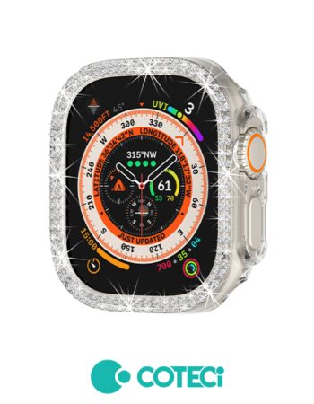 COTECi PC Diamond border Shell Apple Watch, 49mm /прозрачен/