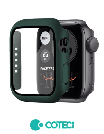COTECi PC Integrated Shell + Tempered Glass Apple Watch, 45mm /зелен/