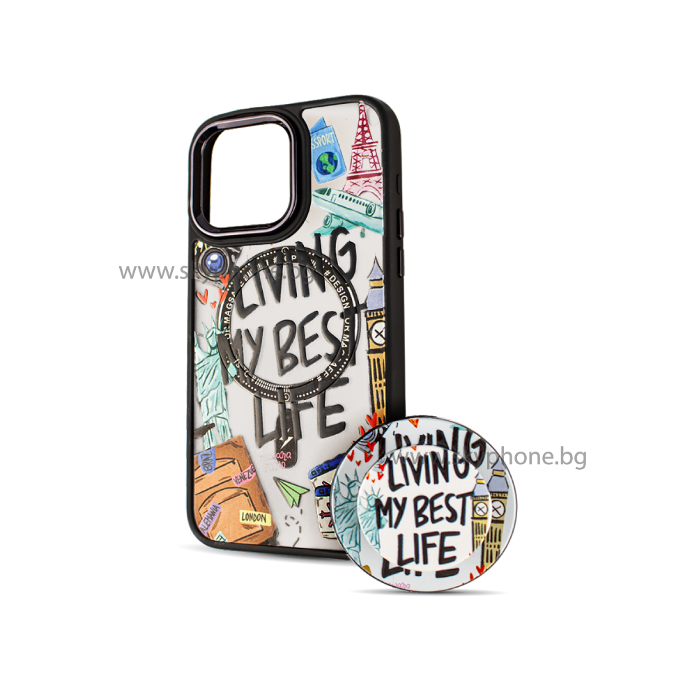 BOTER Калъф MagSafe + MagPopsocket Xiaomi RedMi 9C/RedMi 10A /Best life/