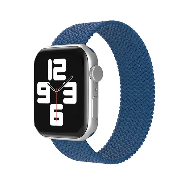 Каишка за Apple Watch 38/40/41мм, Braided Solo Loop, S /класическо синя/