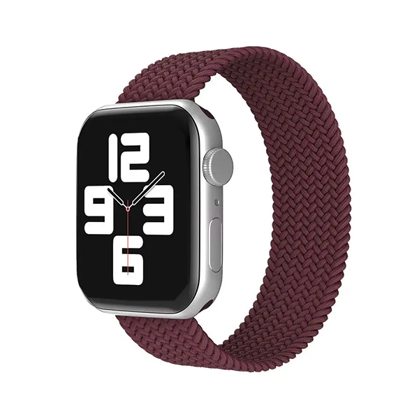 Каишка за Apple Watch 45/49мм, Braided Solo Loop, M /боровинка/