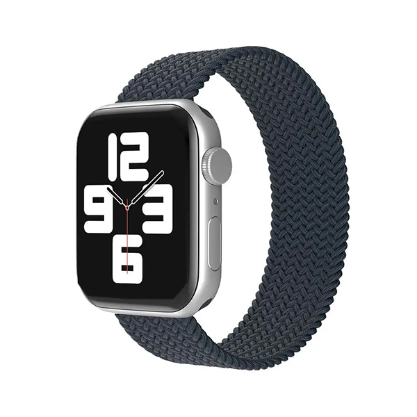 Каишка за Apple Watch 45/49мм, Braided Solo Loop, S /кобалтово синя/