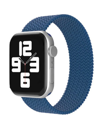 Каишка за Apple Watch 45/49мм, Braided Solo Loop, XS /класическо синя/