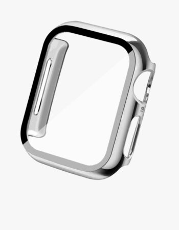 Силиконов протектор за Apple Watch, 45mm /сребърен/