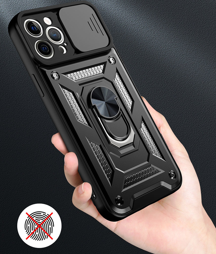 Калъф ARMOR CamSlide Удароустойчив Xiaomi Redmi Note 13 Pro 5G /черен/