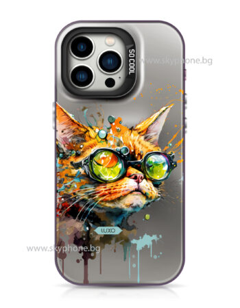 Калъф LUXO So CooL Xiaomi Redmi 9C/Redmi 10A /Котка с очила/