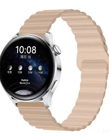 Каишка за Smart Watch 20мм, Magnet Strap, силиконова, метална /лате/