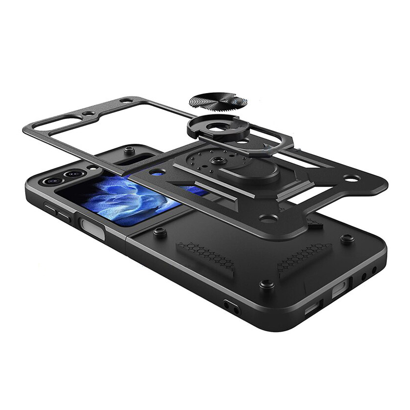 Калъф ARMOR CamSlide Удароустойчив Samsung Z Flip 6/ Z Flip 7 FE /черен/ - Image 5