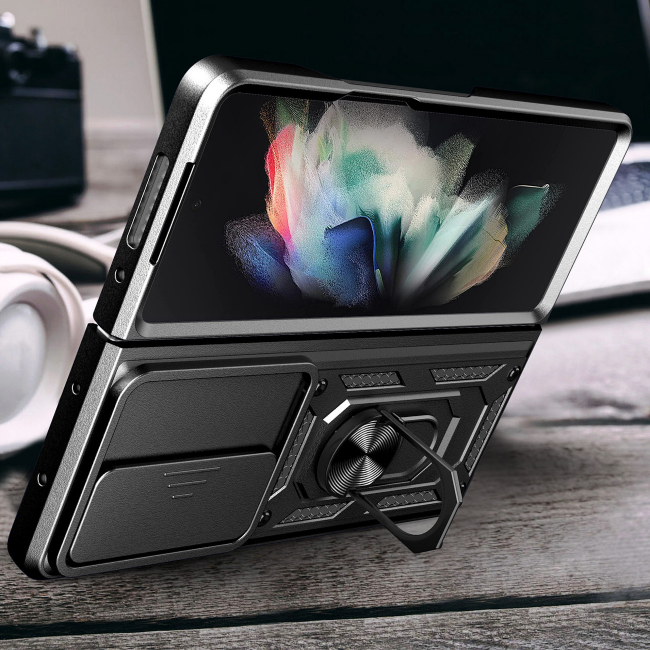 Калъф ARMOR CamSlide Удароустойчив Samsung Z Fold 6 /черен/ - Image 5