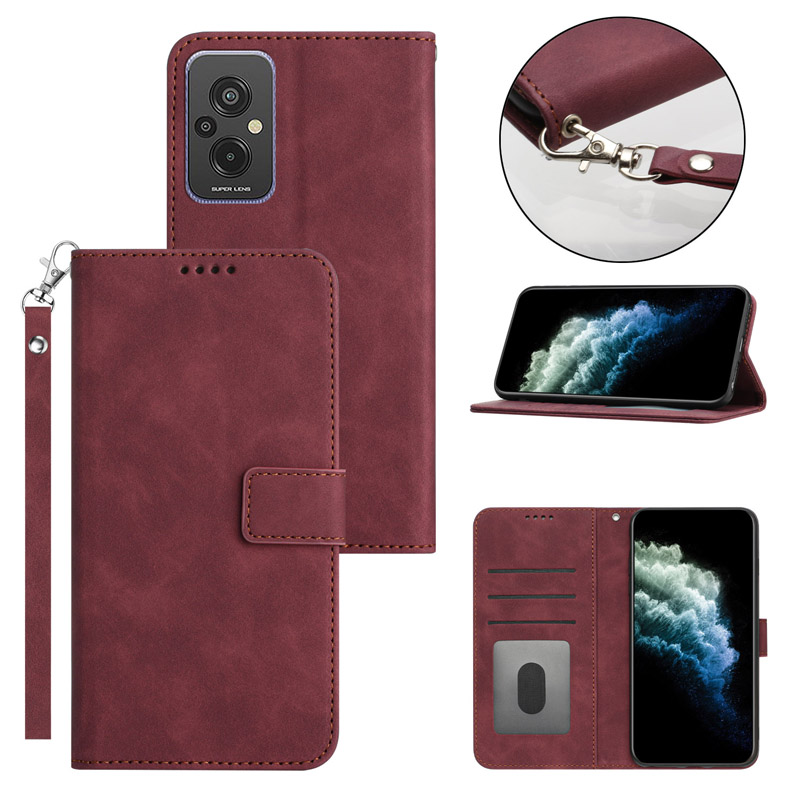 Калъф Exclusive Wallet Apple iPhone 16 /винен/ - Image 2
