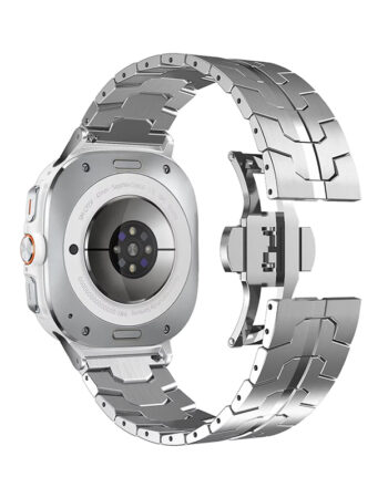 Каишка за Samsung Watch Ultra 47мм, Metal Pro Business, метална /сребриста/