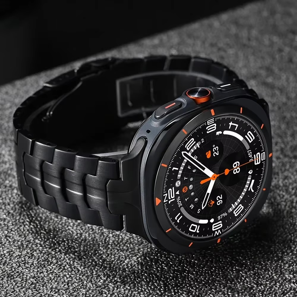Каишка за Samsung Watch Ultra 47мм, Metal Pro Business, метална /титаниум/