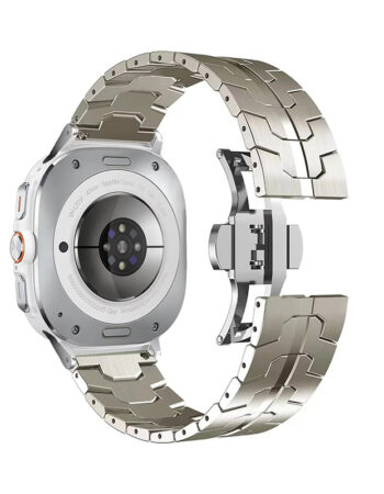 Каишка за Samsung Watch Ultra 47мм, Metal Pro Business, метална /титаниум/