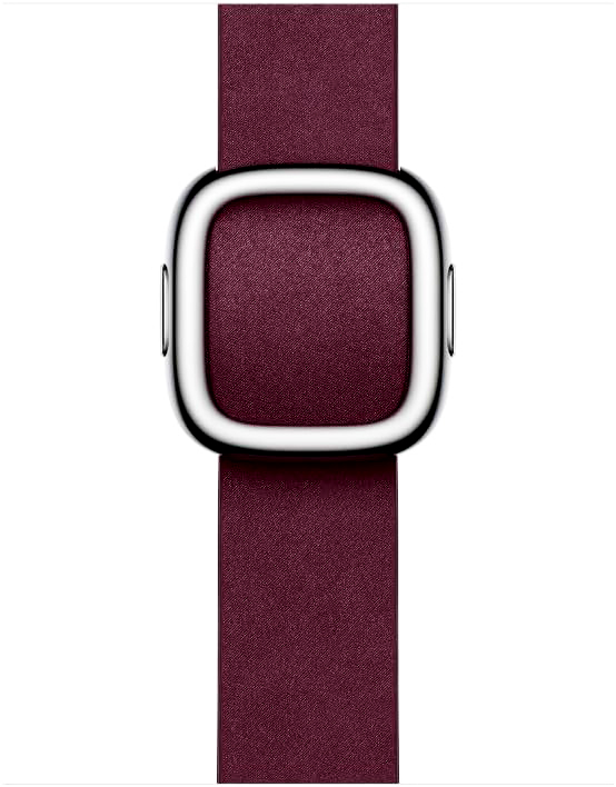 Каишка за Apple Watch 38/40/41мм, Modern Magnetic Buckle, текстилна /бургунди/