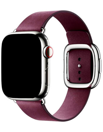 Каишка за Apple Watch 38/40/41мм, Modern Magnetic Buckle, текстилна /бургунди/
