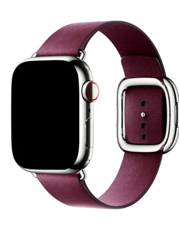 Каишка за Apple Watch 42/44/45/49мм, Modern Magnetic Buckle, текстилна /бургунди/