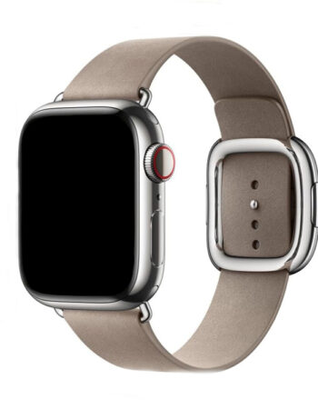 Каишка за Apple Watch 45/49мм, Modern Magnetic Buckle, текстилна /сива/