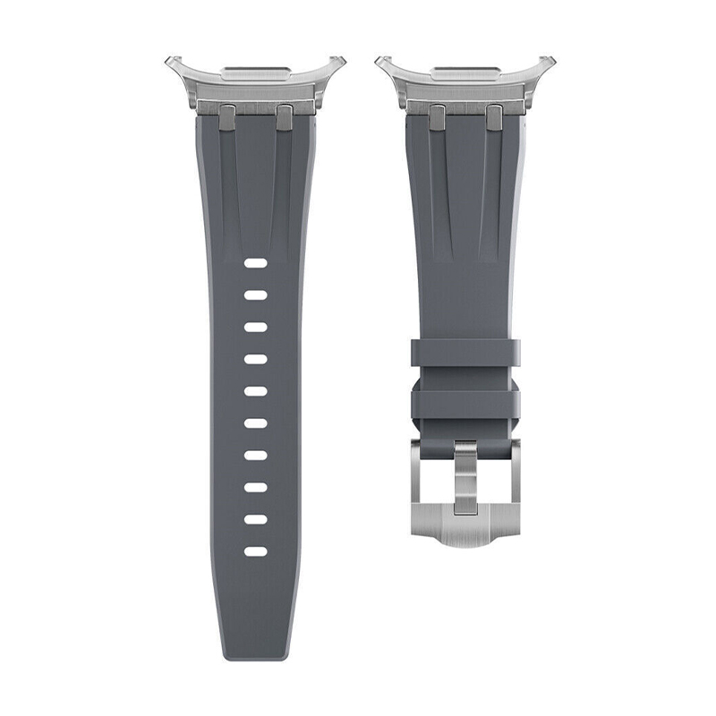 Каишка за Samsung Watch Ultra 47мм, Silicone active Band, силиконова /сива/