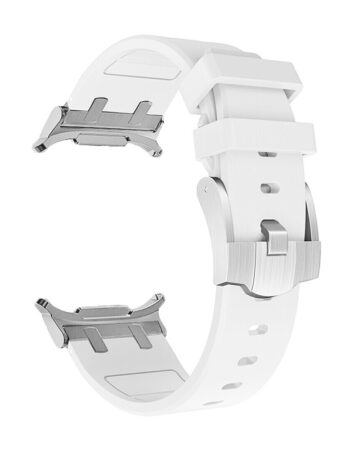 Каишка за Samsung Watch Ultra 47мм, Silicone active Band, силиконова /бяла/