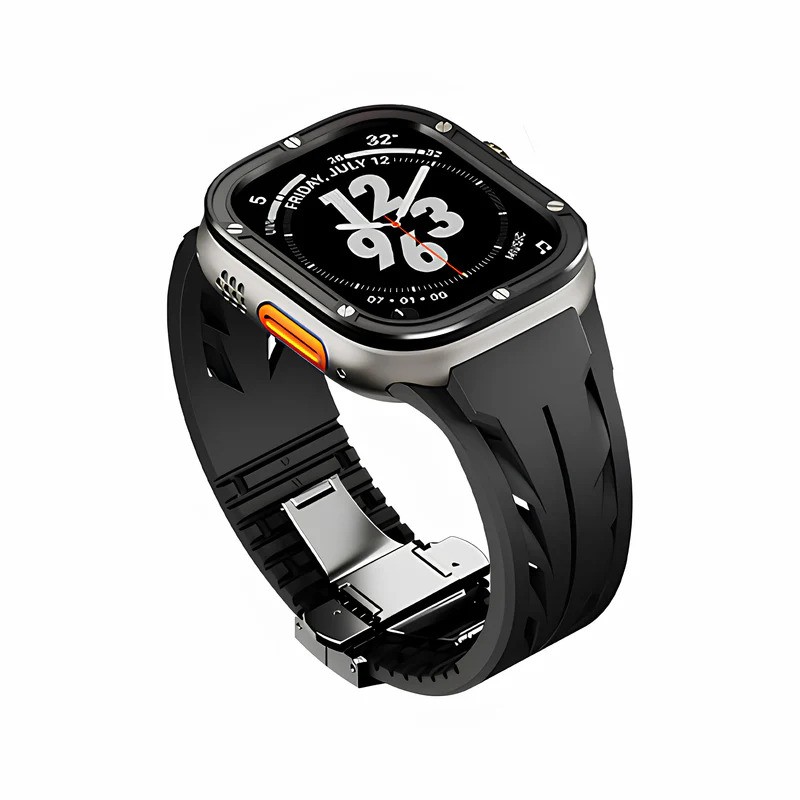 Протектор за корпус Aluminium Frame Protection Apple Watch Ultra 1/2, 49mm /черен/