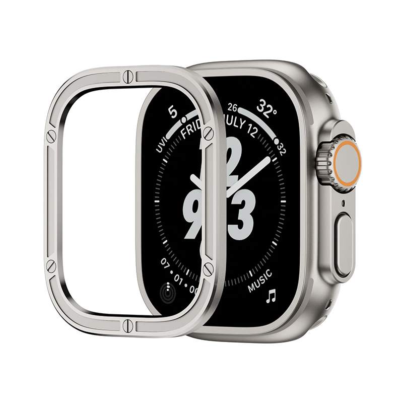 Протектор за корпус Aluminium Frame Protection Apple Watch Ultra 1/2, 49mm /титаниев/