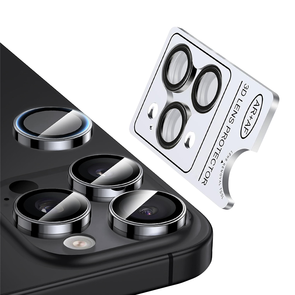 Metal Camera Lens Apple iPhone 13 Pro /черни/ NORDIC