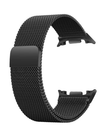 Каишка за Samsung Watch Ultra 47мм, Milanese Loop, метална /черна/