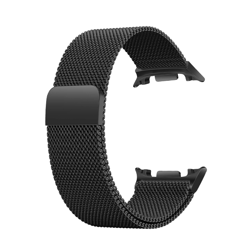 Каишка за Samsung Watch Ultra 47мм, Milanese Loop, метална /черна/