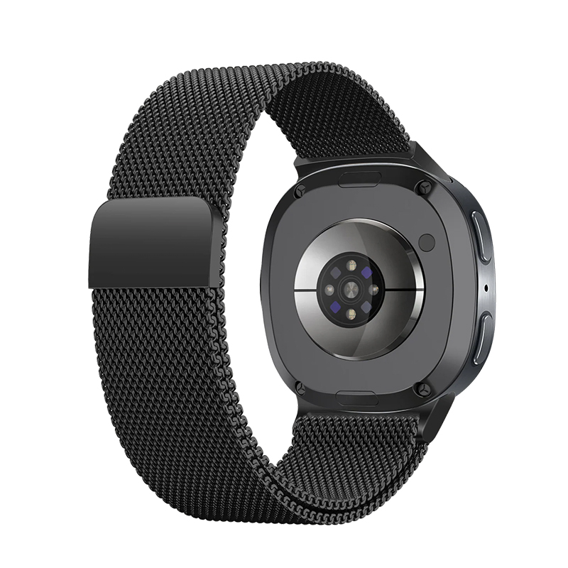 Каишка за Samsung Watch Ultra 47мм, Milanese Loop, метална /черна/