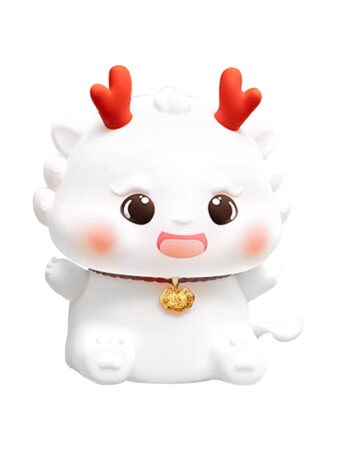 Nimbo Нощна лампа Silicone Baby dragon, PAT, colorful, USB, timer /бяла/