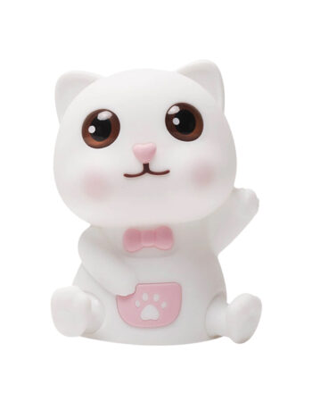 Nimbo Нощна лампа Silicone Cat, PAT, colorful, USB /бяла/